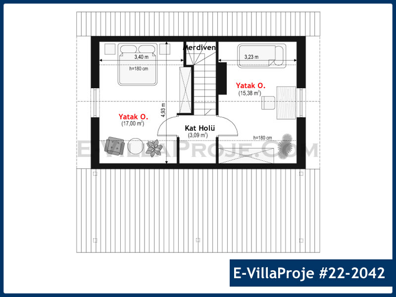 Gazbeton Çelik Ev 100 m² Dubleks (3+1) - Görsel 3