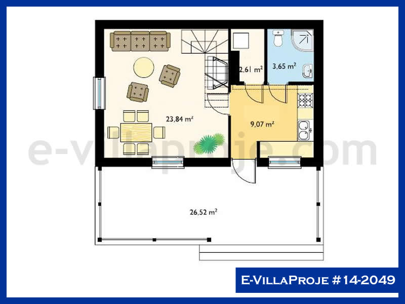 Gazbeton Çelik Ev 100 m² Dubleks (3+1) - Görsel 2