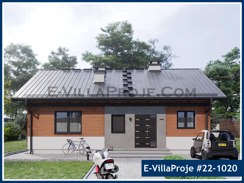 100 m² 2+1 Tek Katlı Gazbeton Çelik Ev (GCE-100) - Görsel 3