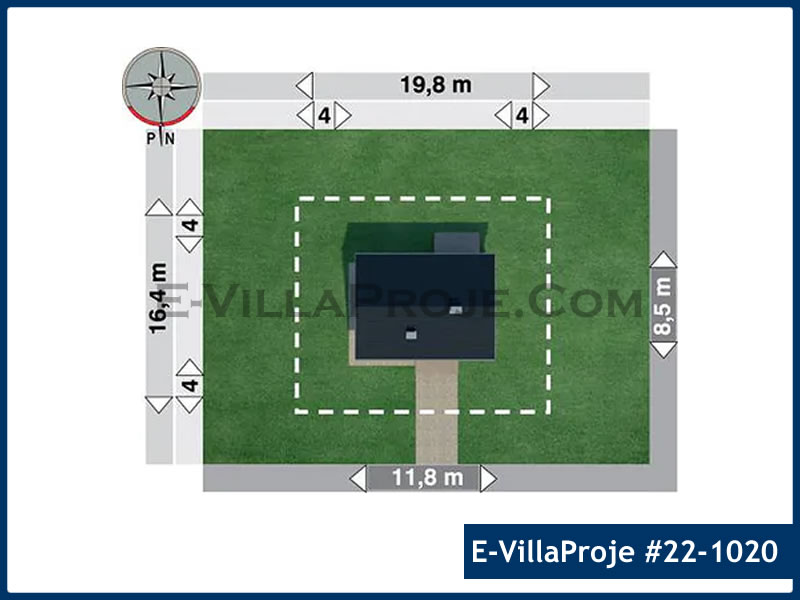 100 m² 2+1 Tek Katlı Gazbeton Çelik Ev (GCE-100) - Görsel 7