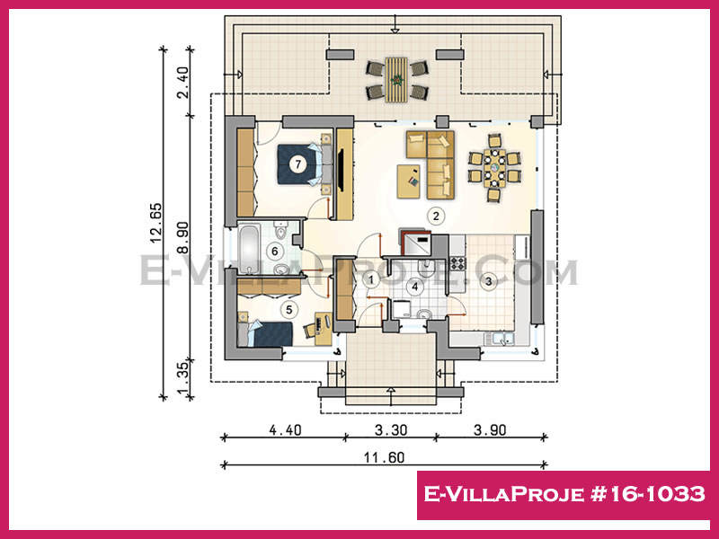 Gazbeton Çelik Ev 102 m² Tek Katlı (3+1) - Görsel 2