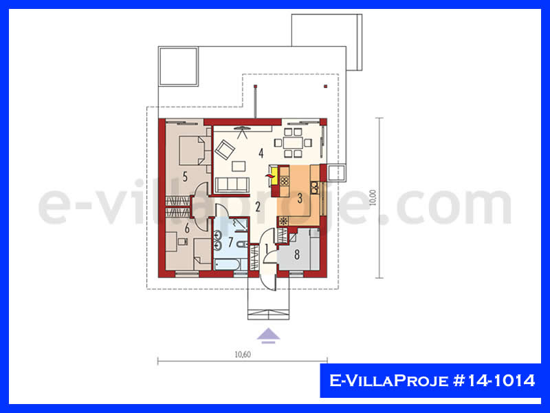Gazbeton Çelik Ev 104 m² Tek Katlı (3+1) - Görsel 2