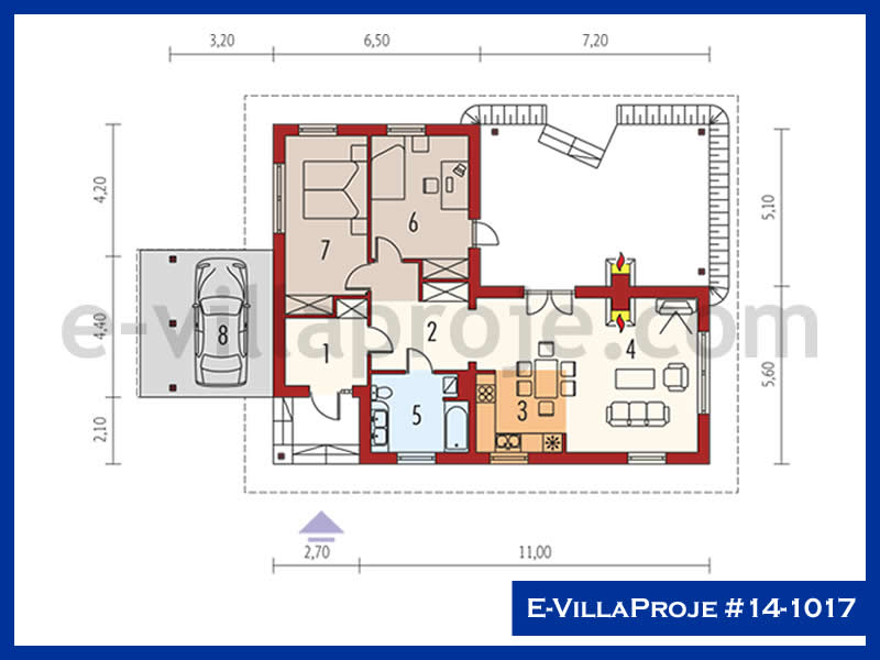 Gazbeton Çelik Ev 104 m² Tek Katlı (3+1) - Görsel 2