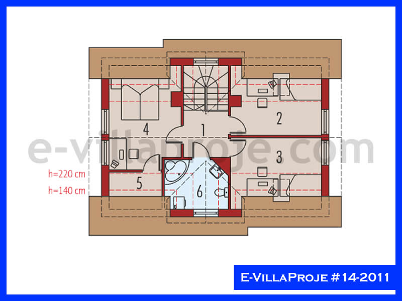 Gazbeton Çelik Ev 106 m² Dubleks (3+1) - Görsel 3