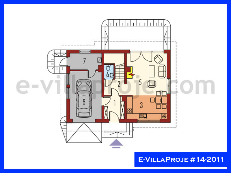 Gazbeton Çelik Ev 106 m² Dubleks (3+1) - Görsel 2