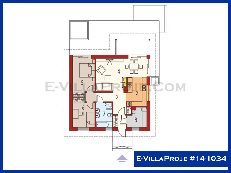 Gazbeton Çelik Ev 106 m² Tek Katlı (3+1) - Görsel 2