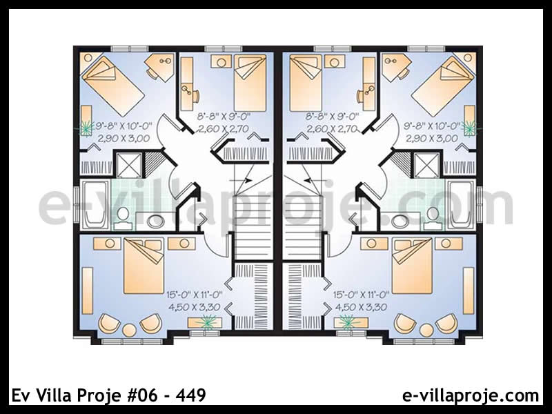 Gazbeton Çelik Ev 109 m² Dubleks (3+1) - Görsel 3