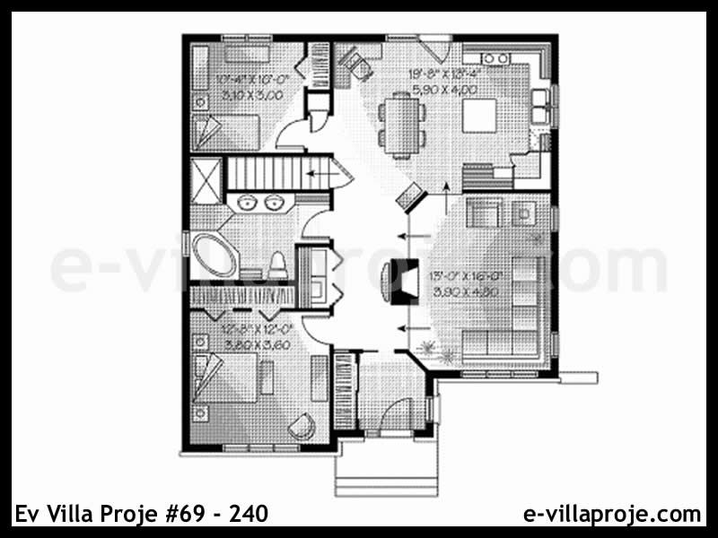 Gazbeton Çelik Ev 109 m² Tek Katlı (3+1) - Görsel 2