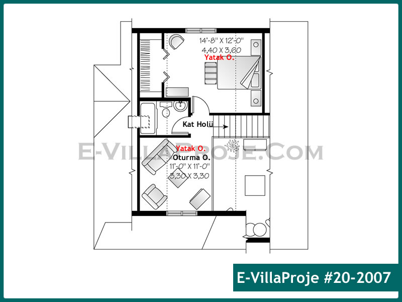Gazbeton Çelik Ev 110 m² Dubleks (3+1) - Görsel 3