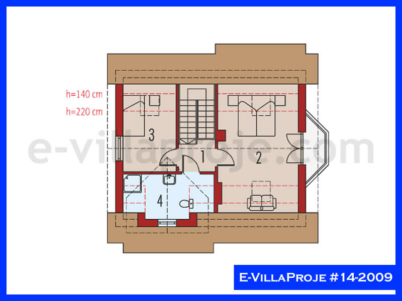 Gazbeton Çelik Ev 110 m² Dubleks (3+1) - Görsel 3