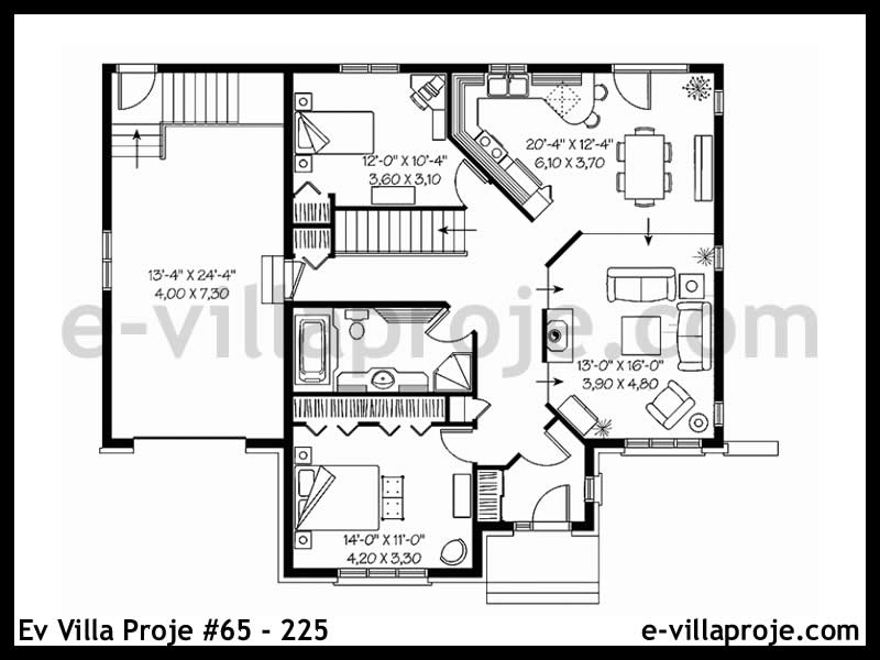 Gazbeton Çelik Ev 112 m² Tek Katlı (3+1) - Görsel 2