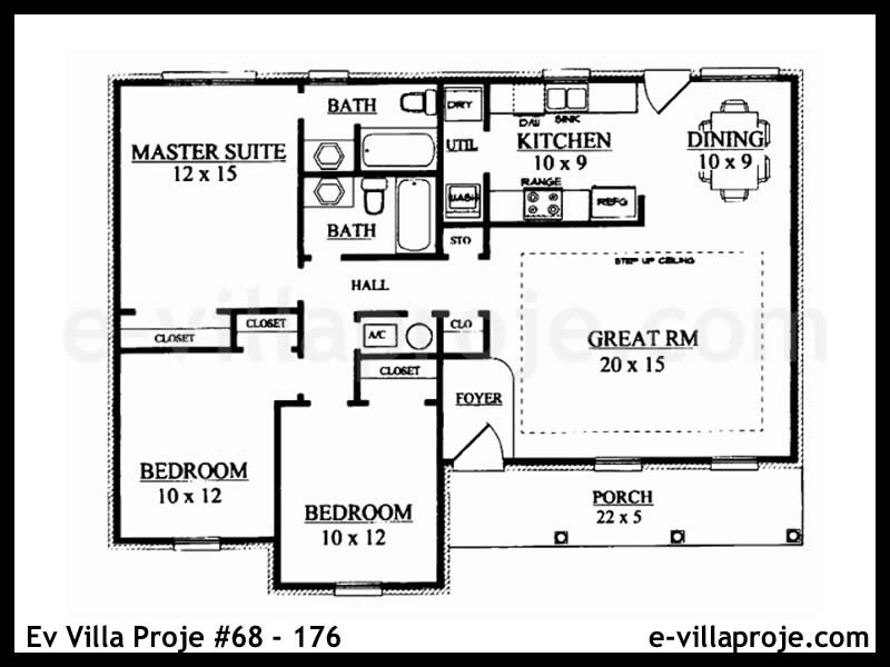 Gazbeton Çelik Ev 112 m² Tek Katlı (3+1) - Görsel 2