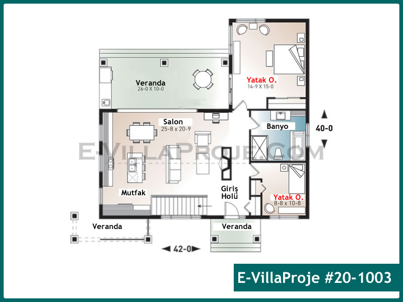 Gazbeton Çelik Ev 113 m² Tek Katlı (3+1) - Görsel 2