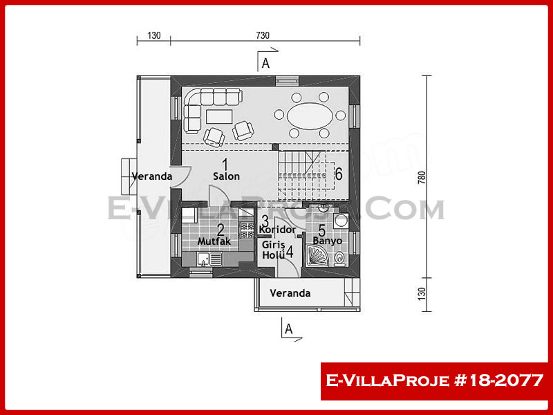 Gazbeton Çelik Ev 114 m² Dubleks (3+1) - Görsel 2