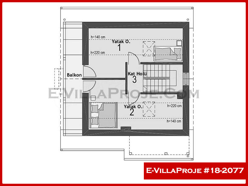 Gazbeton Çelik Ev 114 m² Dubleks (3+1) - Görsel 3
