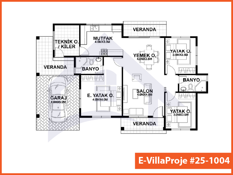 Gazbeton Çelik Ev 114 m² Tek Katlı (3+1) - Görsel 2