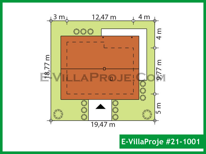 115 m² 3+1 Tek Katlı Gazbeton Çelik Ev (GCE-115) - Görsel 9