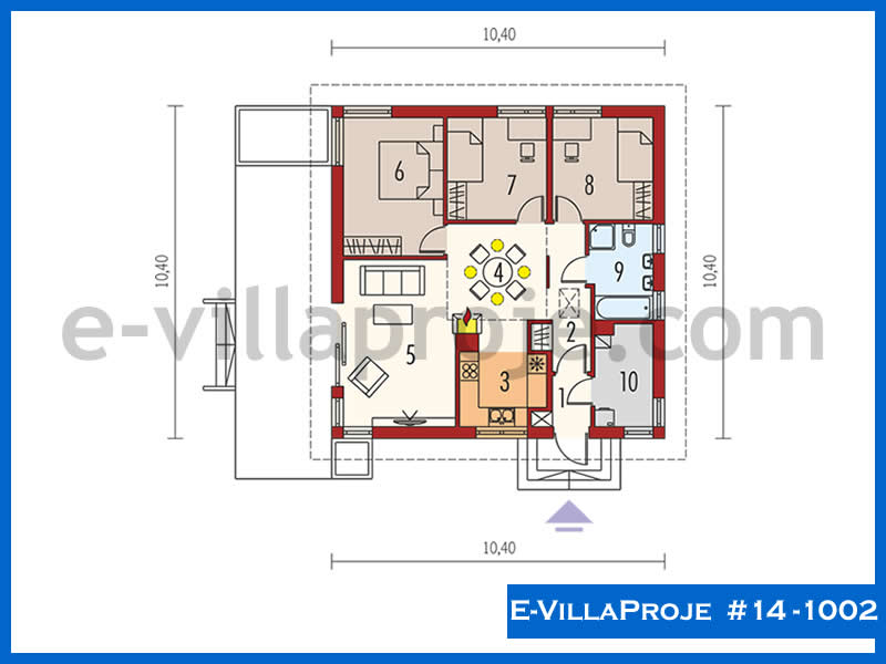 Gazbeton Çelik Ev 115 m² Tek Katlı (3+1) - Görsel 2