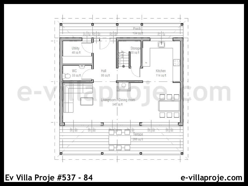 Gazbeton Çelik Ev 116 m² Dubleks (3+1) - Görsel 2