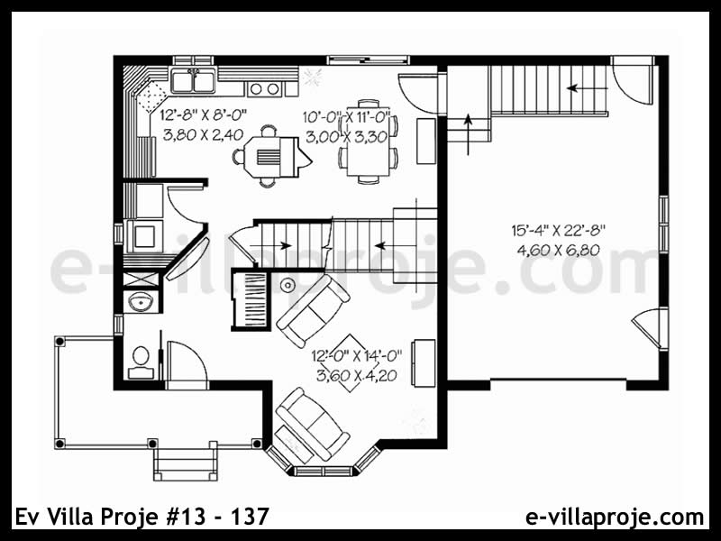 Gazbeton Çelik Ev 116 m² Dubleks (3+1) - Görsel 2