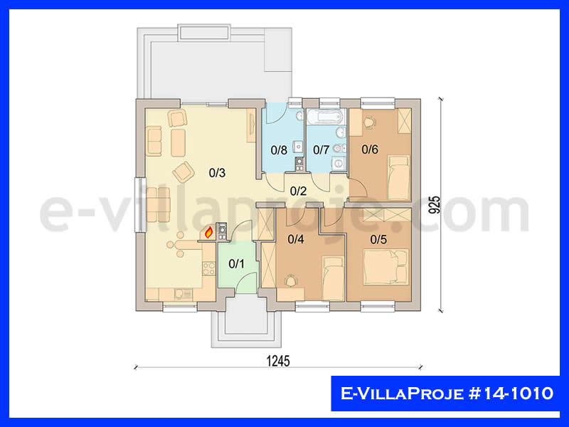Gazbeton Çelik Ev 116 m² Tek Katlı (3+1) - Görsel 2