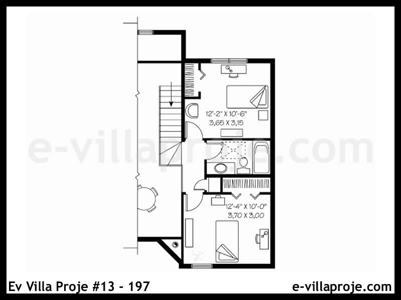 Gazbeton Çelik Ev 117 m² Dubleks (3+1) - Görsel 3