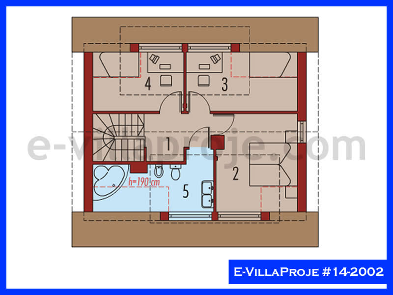 Gazbeton Çelik Ev 117 m² Dubleks (3+1) - Görsel 3