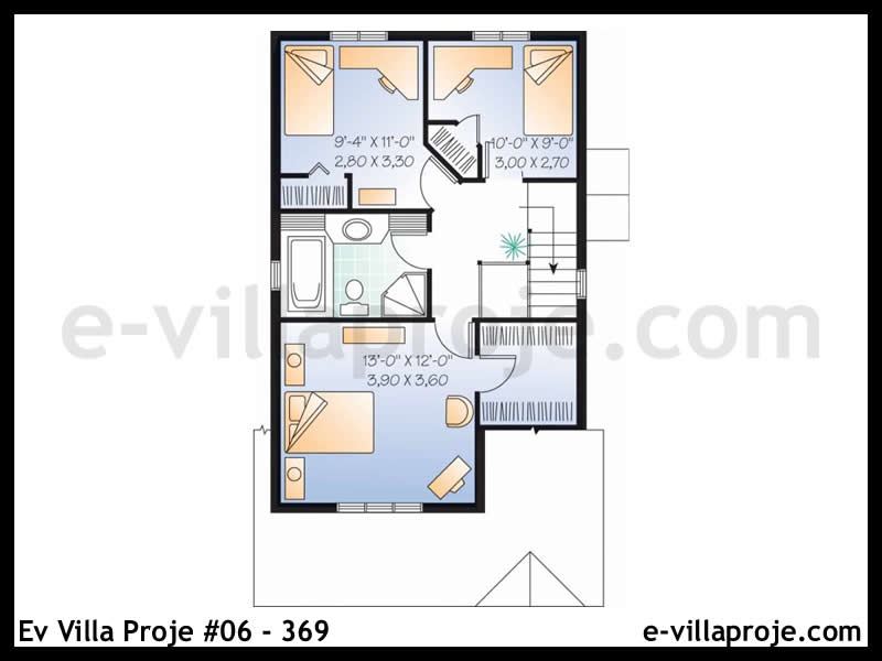 Gazbeton Çelik Ev 118 m² Dubleks (3+1) - Görsel 3