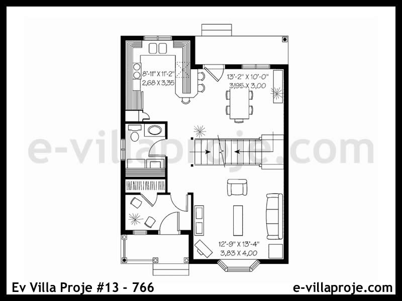 Gazbeton Çelik Ev 119 m² Dubleks (3+1) - Görsel 2