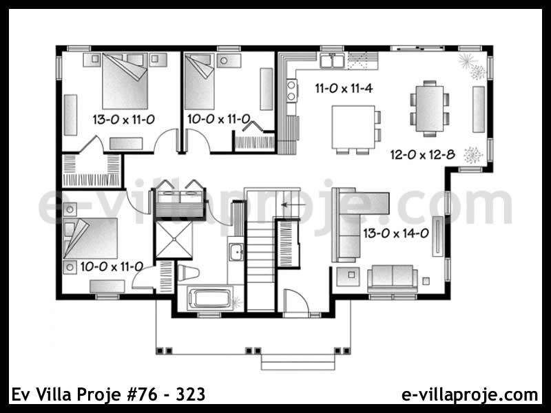 Gazbeton Çelik Ev 119 m² Tek Katlı (3+1) - Görsel 2