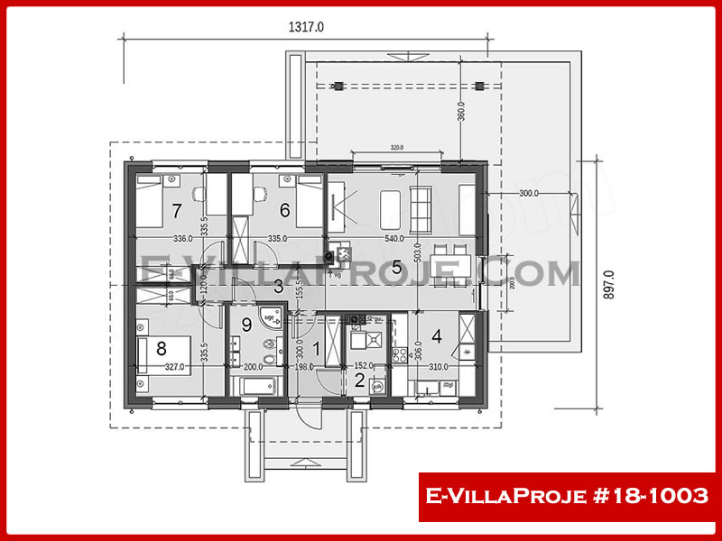 Gazbeton Çelik Ev 119 m² Tek Katlı (3+1) - Görsel 2