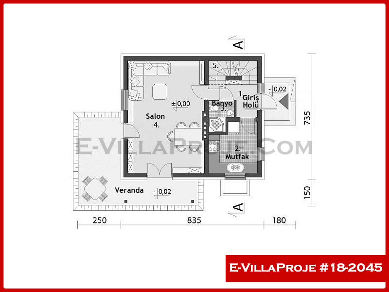 Gazbeton Çelik Ev 123 m² Dubleks (3+1) - Görsel 2