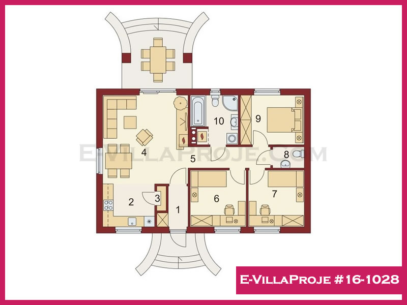 Gazbeton Çelik Ev 123 m² Tek Katlı (3+1) - Görsel 2