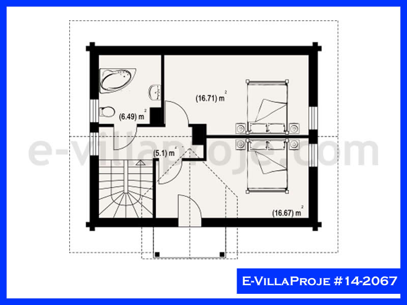 Gazbeton Çelik Ev 124 m² Dubleks (3+1) - Görsel 3