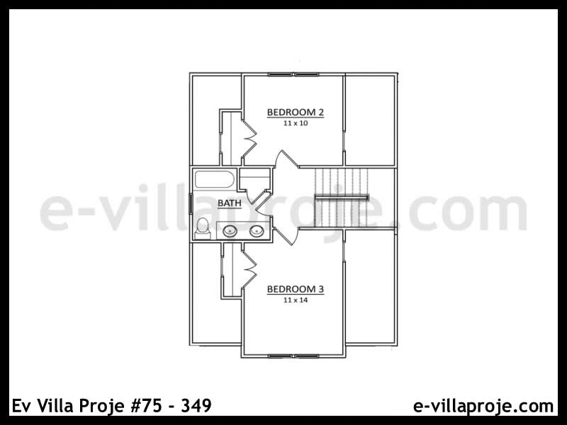 Gazbeton Çelik Ev 124 m² Dubleks (3+1) - Görsel 3