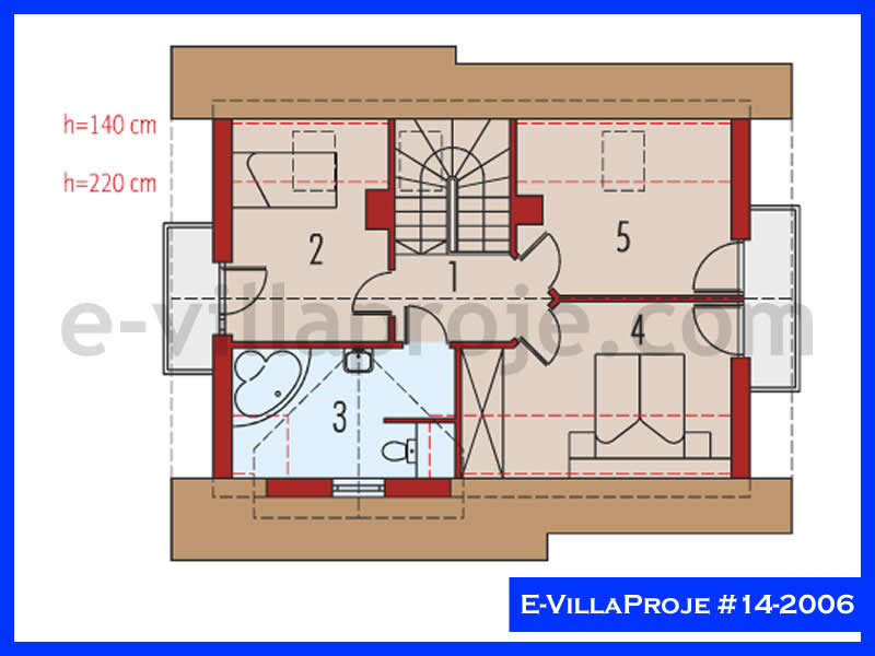 Gazbeton Çelik Ev 124 m² Dubleks (3+1) - Görsel 3
