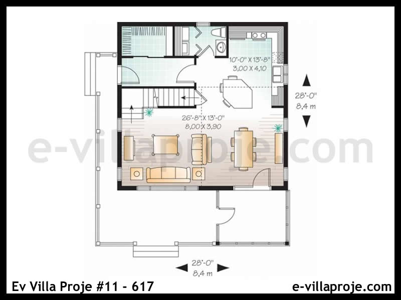 Gazbeton Çelik Ev 125 m² Dubleks (3+1) - Görsel 2