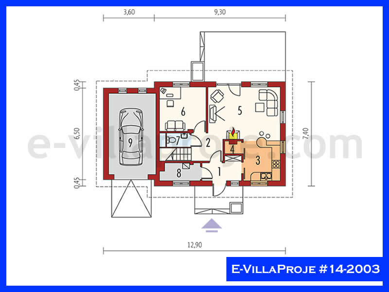 Gazbeton Çelik Ev 127 m² Dubleks (3+1) - Görsel 2