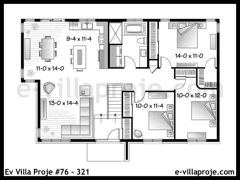 Gazbeton Çelik Ev 127 m² Tek Katlı (3+1) - Görsel 2