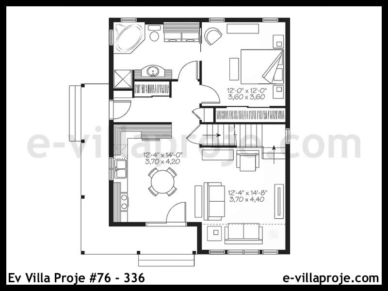Gazbeton Çelik Ev 128 m² Dubleks (3+1) - Görsel 2
