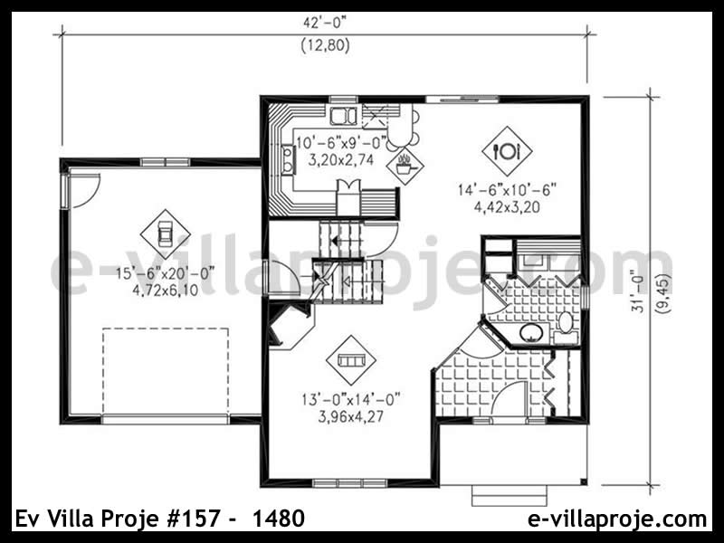 Gazbeton Çelik Ev 128 m² Dubleks (3+1) - Görsel 2