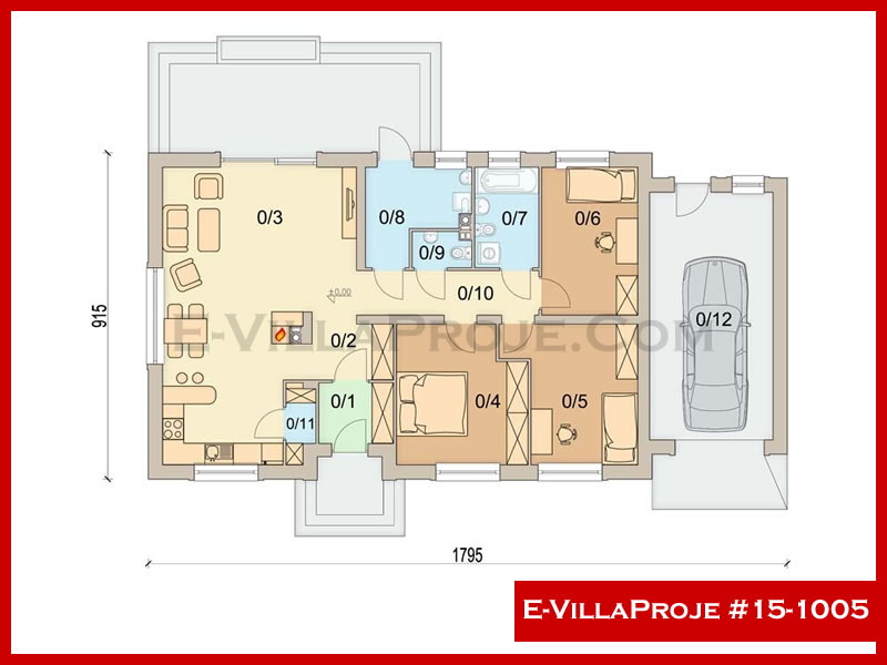 Gazbeton Çelik Ev 128 m² Tek Katlı (3+1) - Görsel 2