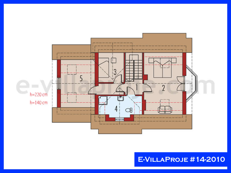 Gazbeton Çelik Ev 129 m² Dubleks (3+1) - Görsel 3