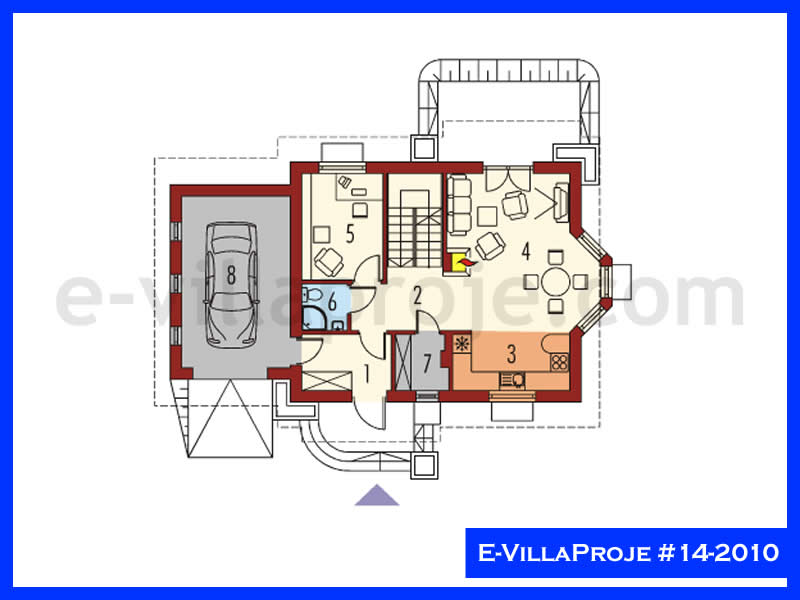 Gazbeton Çelik Ev 129 m² Dubleks (3+1) - Görsel 2