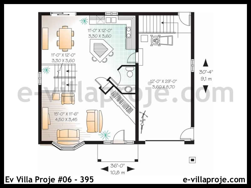 Gazbeton Çelik Ev 130 m² Dubleks (3+1) - Görsel 2