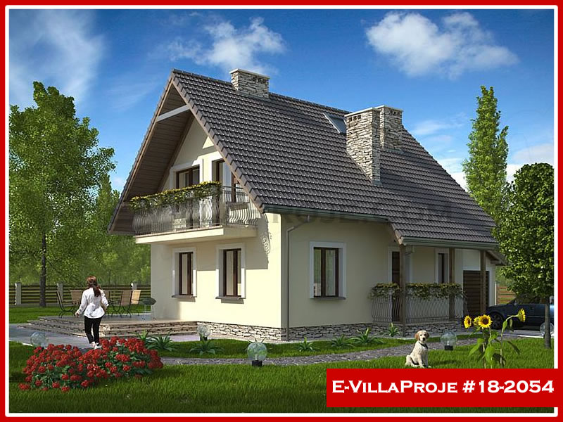 130 m² 3+1 Dubleks Gazbeton Çelik Villa (GCE-D130) - Görsel 4