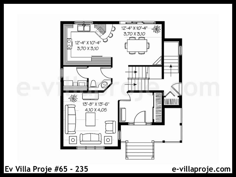 Gazbeton Çelik Ev 130 m² Dubleks (3+1) - Görsel 2