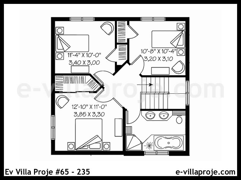 Gazbeton Çelik Ev 130 m² Dubleks (3+1) - Görsel 3