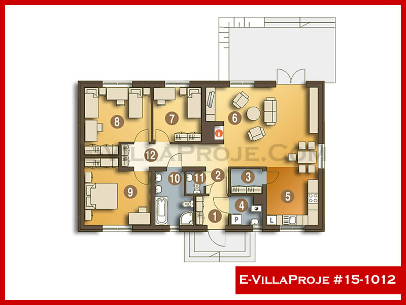 Gazbeton Çelik Ev 130 m² Tek Katlı (3+1) - Görsel 2