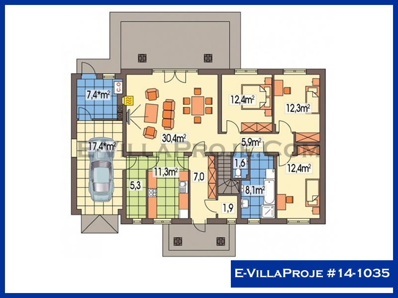 Gazbeton Çelik Ev 130 m² Tek Katlı (3+1) - Görsel 2